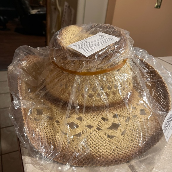 Straw Cowgirl & Cowboy Western Hat Fully Adjustable 4 interchangeable hat bands - Picture 7 of 17